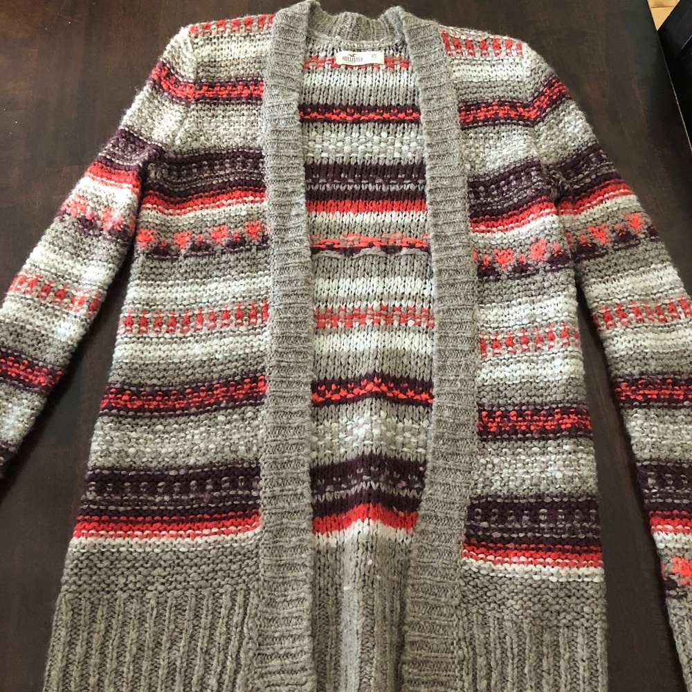 Striped Knit Cardigan